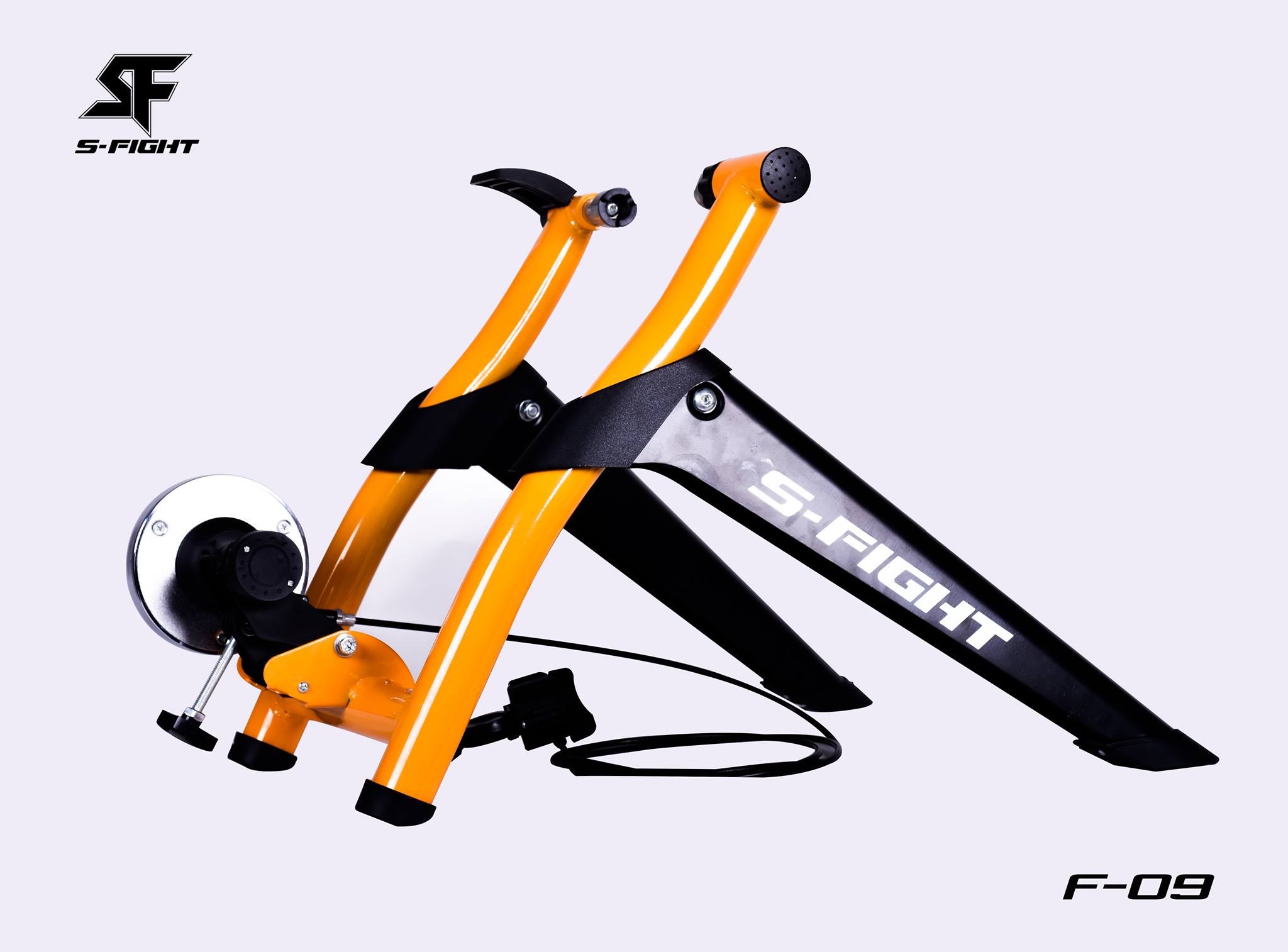 TRAINER เทรนเนอร์จักรยานเสือหมอบ เสือภูเขา ตัวใหม่จาก S-FIGHT รุ่น SF-09 พร้อมถาดรองล้อ และแกนปลด