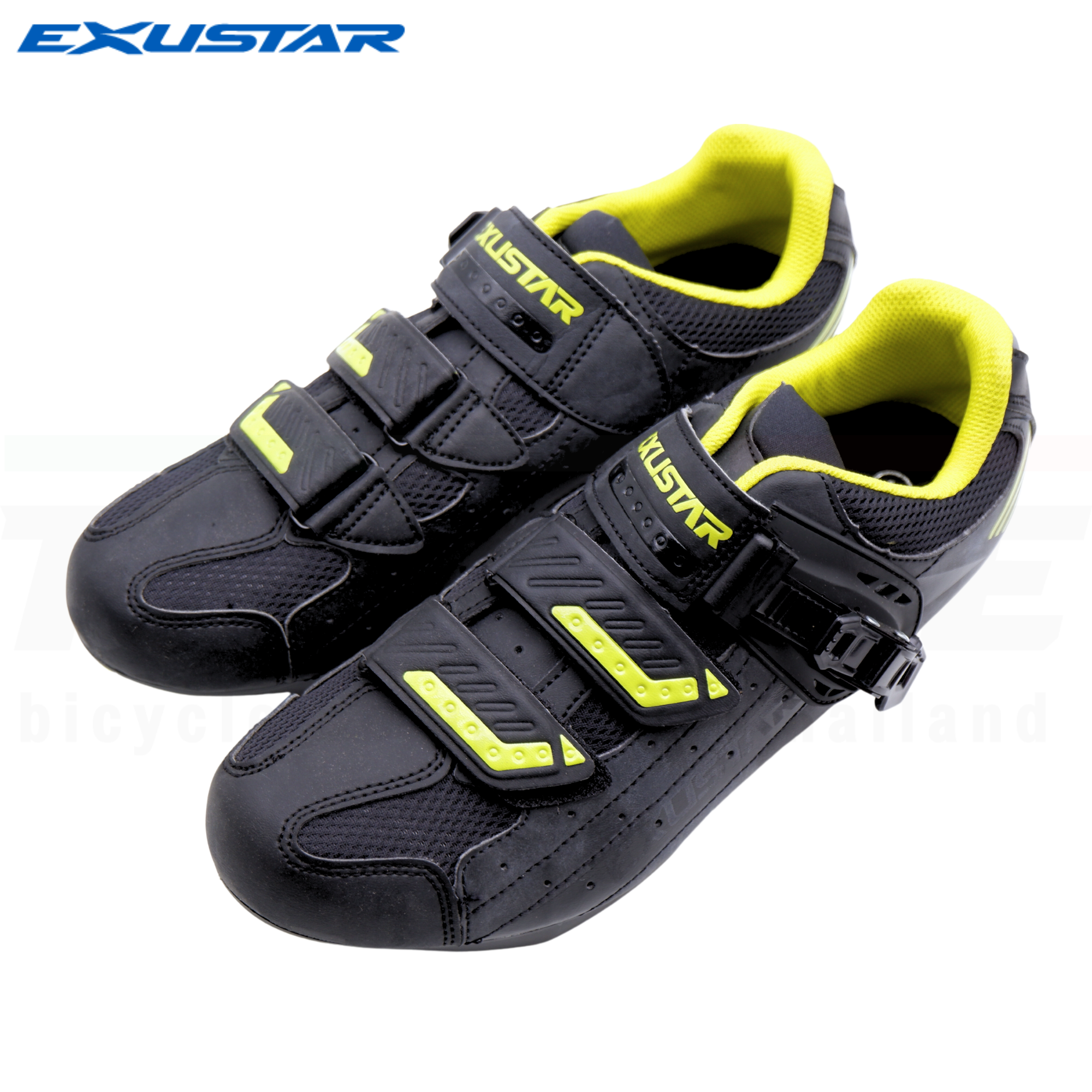 รองเท้าปั่นจักรยานเสือหมอบ รองเท้าคลีต EXUSTAR E-SR404