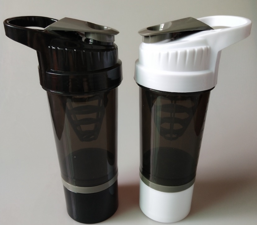 กระบอกเชคเกอร์ Shaker ผสมเวย์ หรือผสมผงอื่น เพียงเขย่าก็ผสมอย่างง่ายดาย