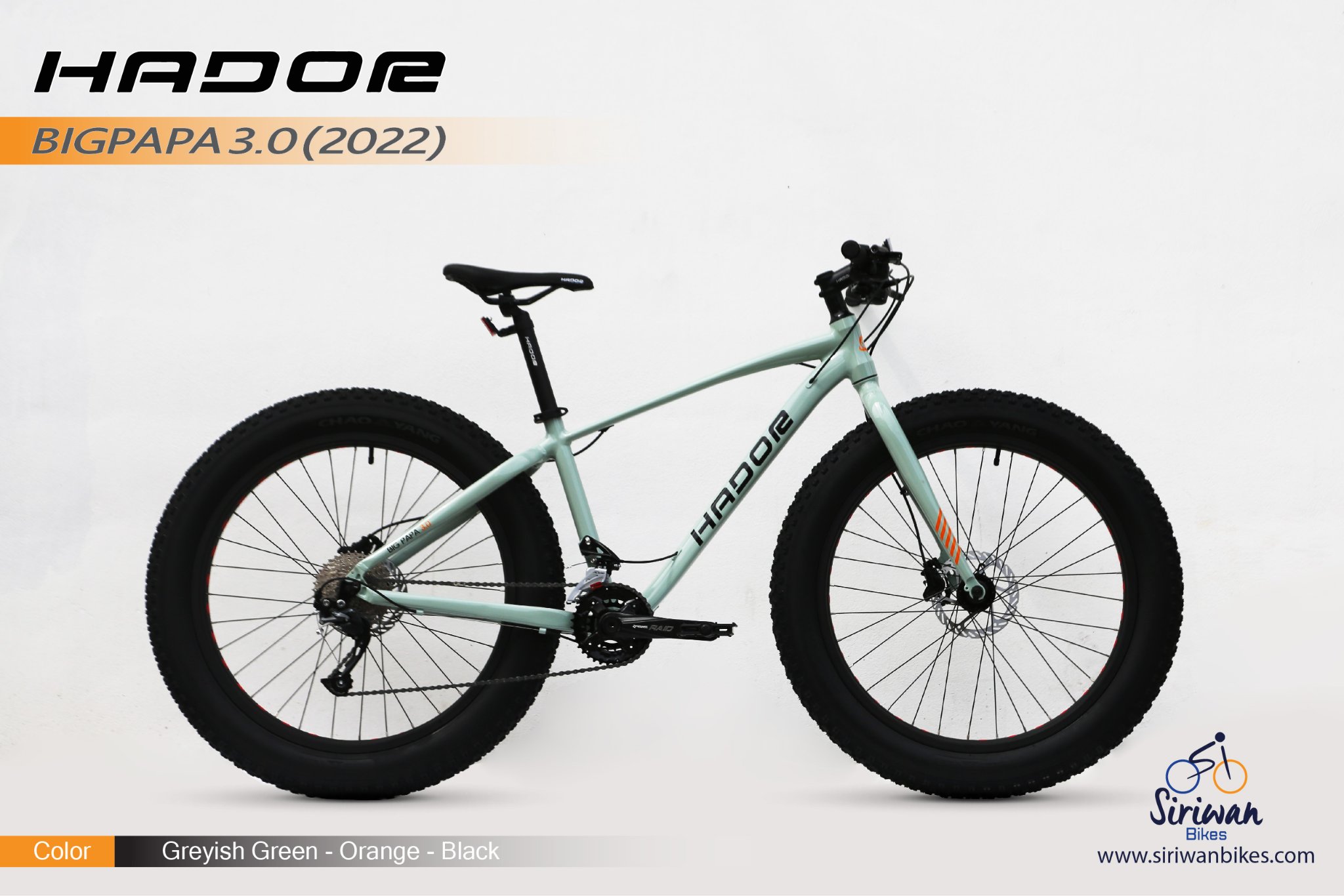 HADOR : BIG PAPA 3.0 จักรยานล้อโต 26นิ้ว 18สปีด เฟรมอลู ดิสน้ำมัน