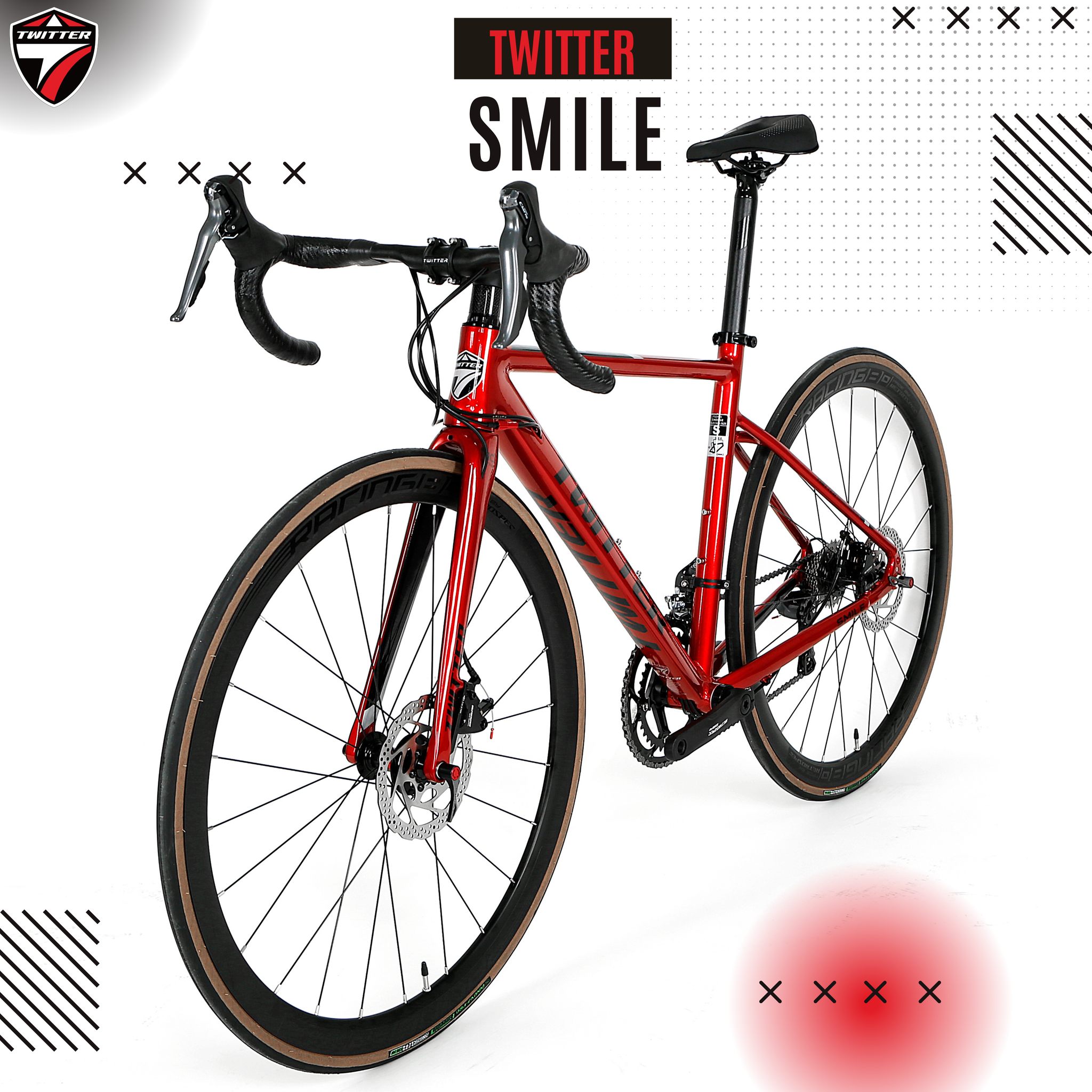 จักรยานเสือหมอบ อลูเบา TWITER รุ่น SMILE SHIMANO CLARIS(2023)/RS24SPD