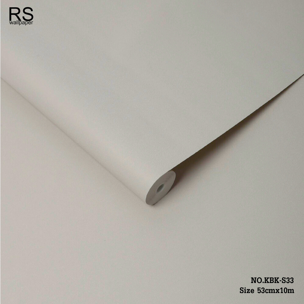 วอลเปเปอร์ สีพื้นครีม น้ำตาล KBK-S33