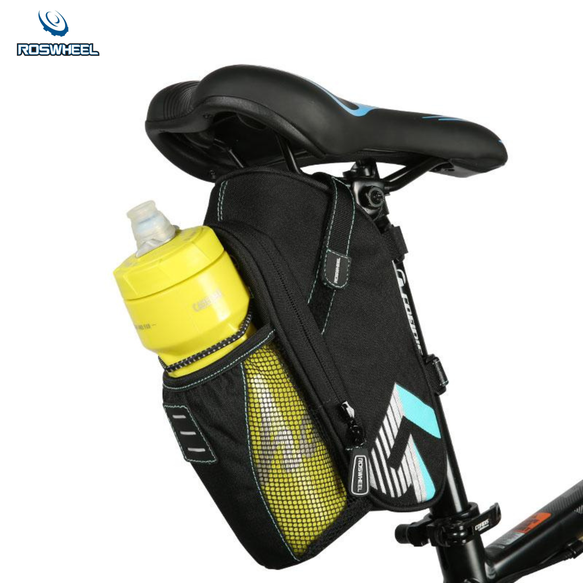 กระเป๋าใต้อานจักรยาน ROSWHEEL 131395 มีที่ใส่ขวดน้ำ