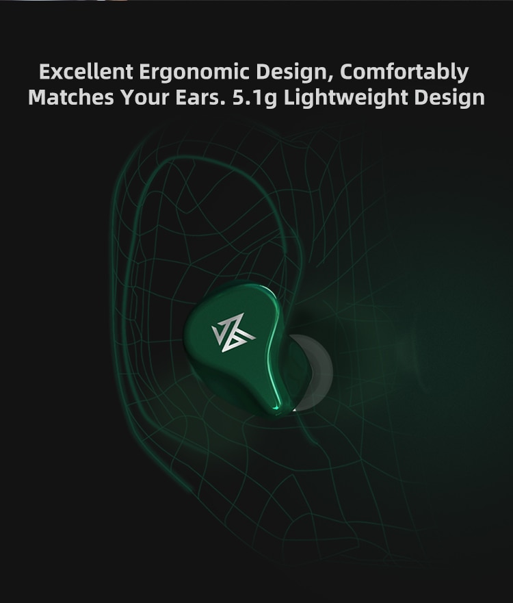 ขาย KZ Z1 หูฟัง TWS ไดร์เวอร์ Dynamic รองรับ Bluetooth5.0 , aac , Touch Control