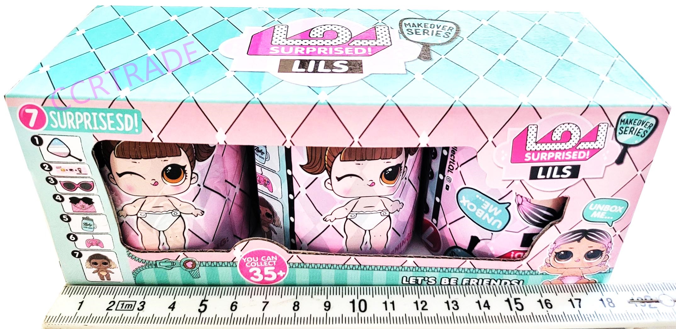 กระป๋องเซอร์ไพร์ส LOL กล่อง 7x15 ซม.(งานห้าง)