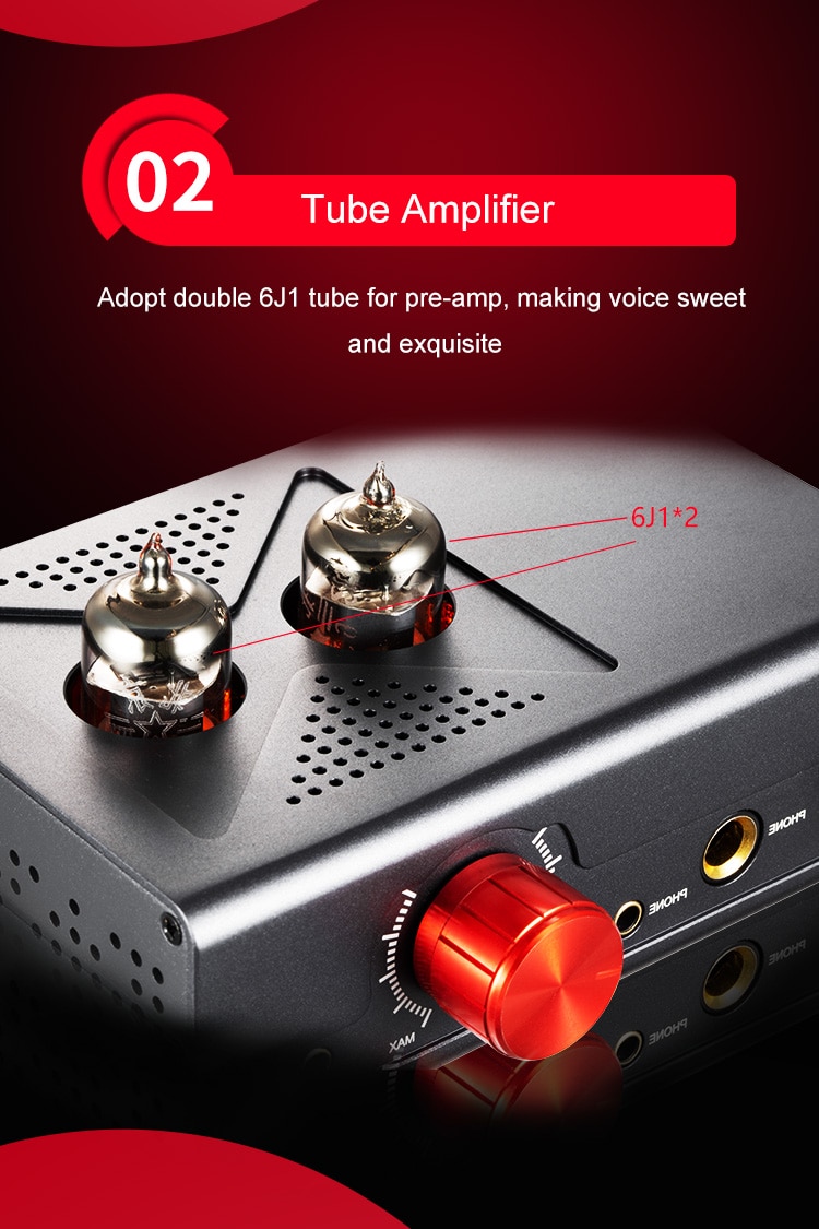 ขาย xDuoo MT-602 แอมป์หลอดแก้วคลาส A แบบตั้งโต๊ะ กำลังขับสูง ประกันศูนย์ไทย