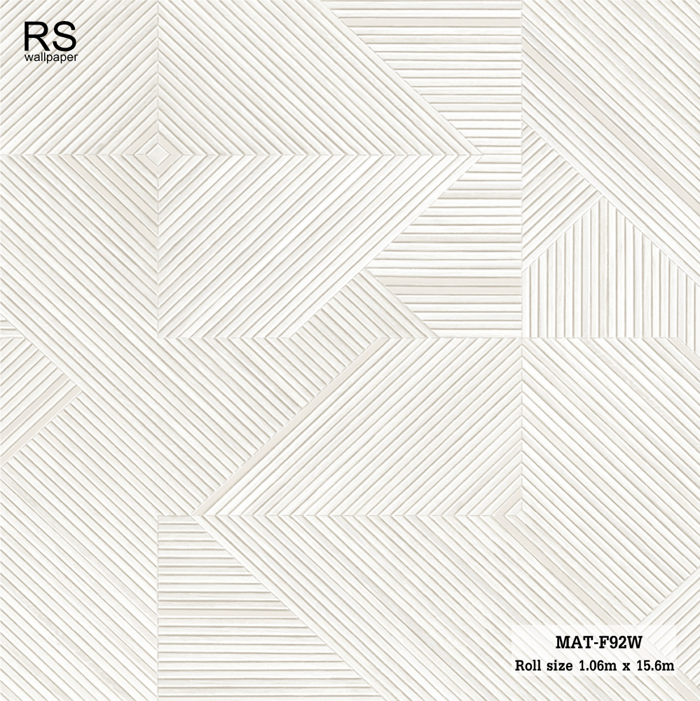 วอลเปเปอร์ ลายไม้ประยุกต์ สีน้ำตาลอ่อน MAT-F92W