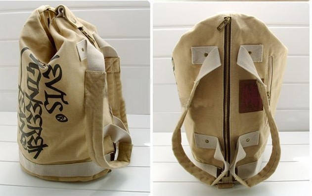 กระเป๋าแฟชั่น กระเป๋าถือ พร้อมส่ง สีครีม สะพายเป็นเป้ได้ เท่ห์ได้ทั้ง 2 แบบ