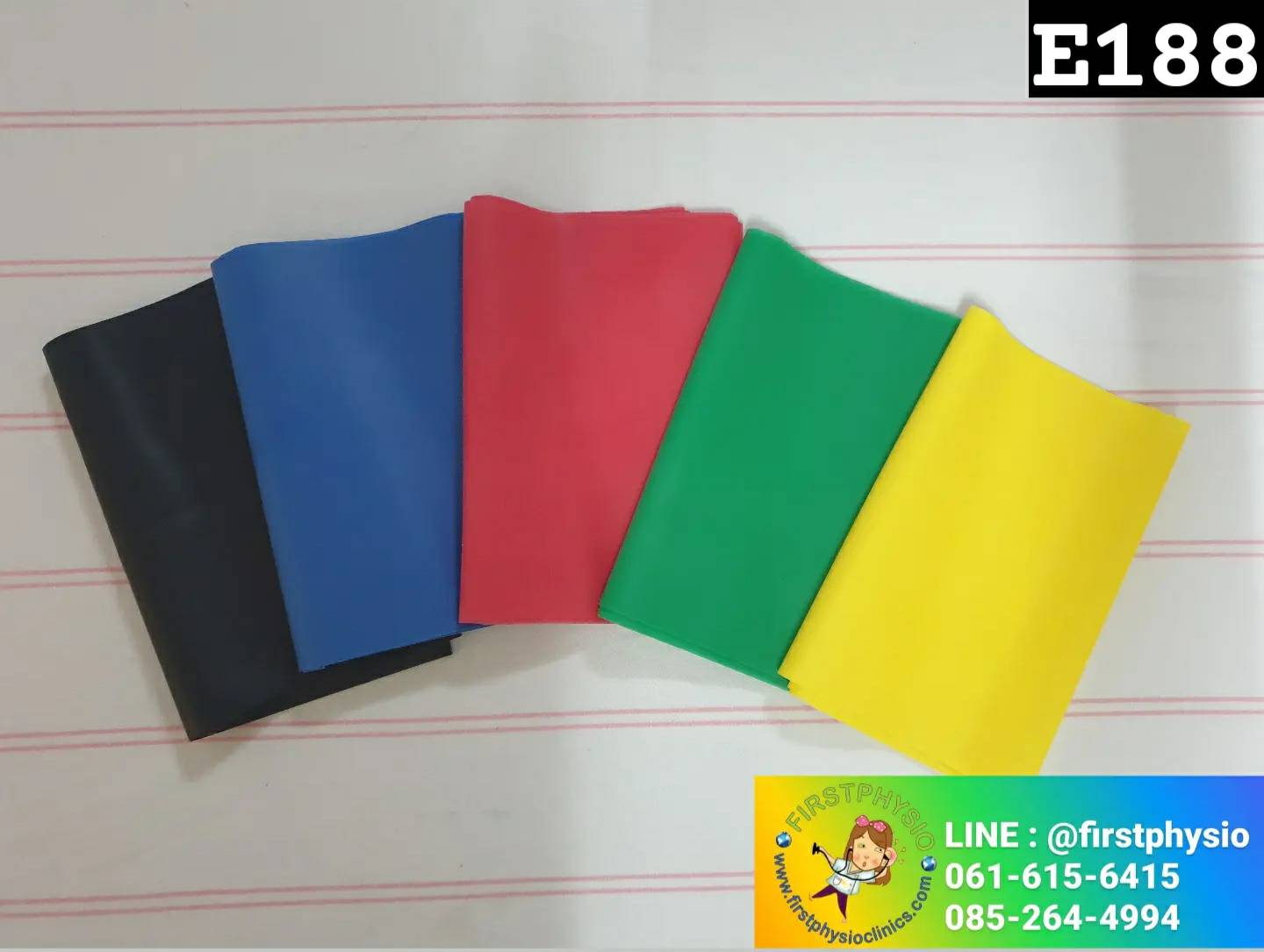 ยางยืดออกกำลังกาย ยางยืด Elastic ยางยืดพิชิตโรค ยางยืดแบน แถบยางยืดเหยียดกล้ามเนื้อ