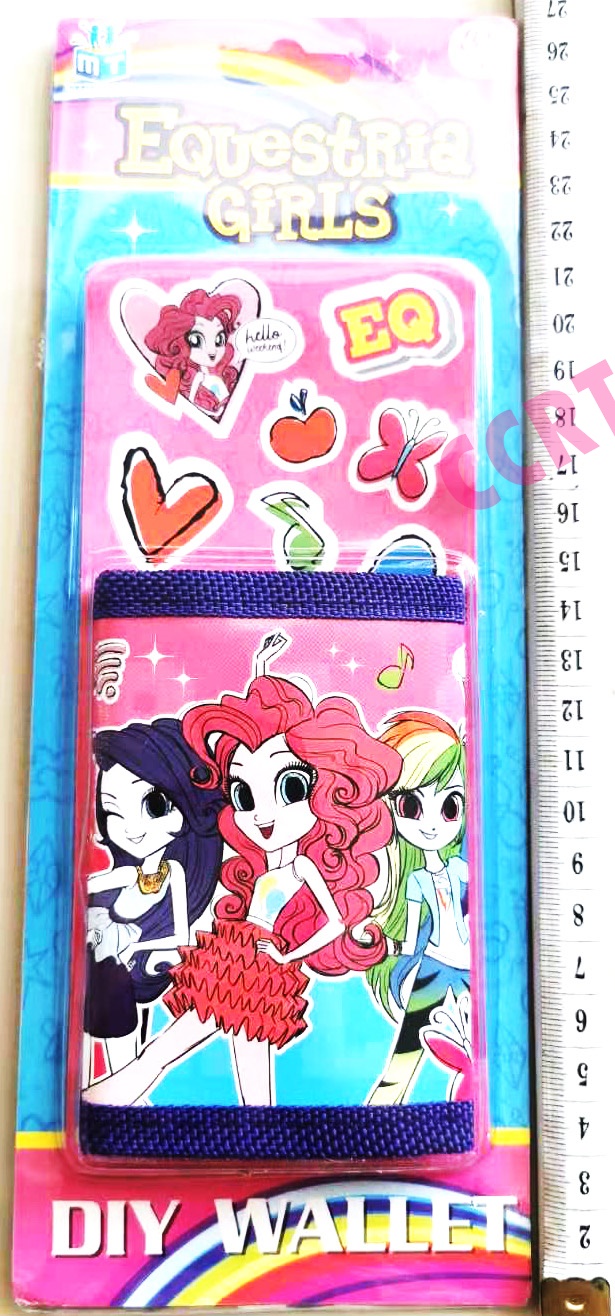 กระเป๋าเงินโพนี่อีเควส+สติ๊กเกอร์แผงรุ่นใหม่ 26.5 ซม.(ลิขสิทธิ์แท้)