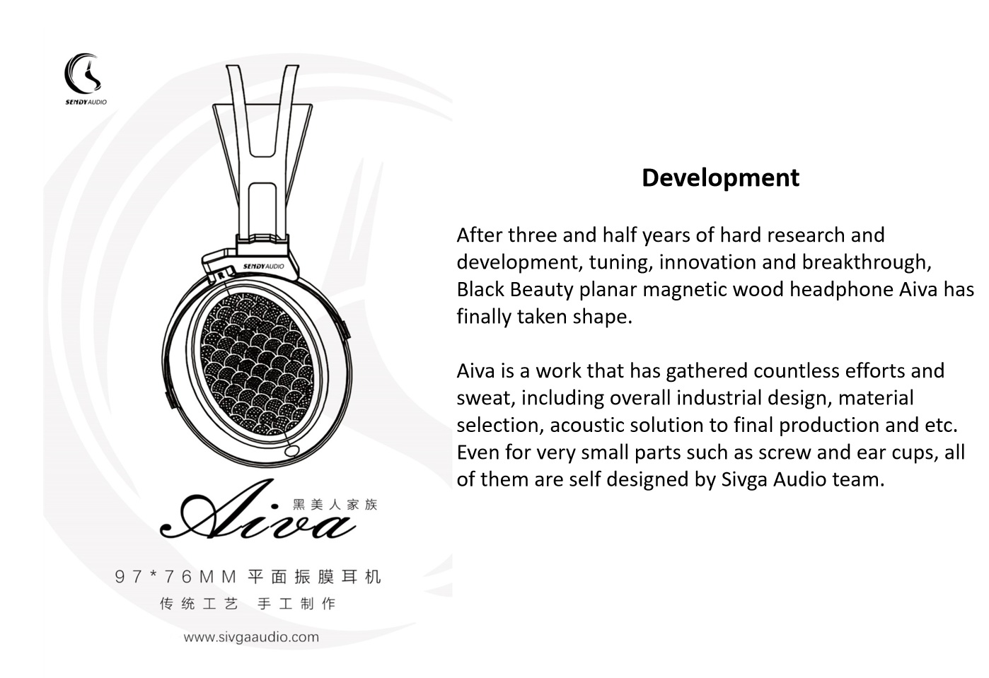 ขาย Sendy Audio AIVA planar magnetic หูฟัง Headphone รางวัลชนะเลิศ VGP 2019