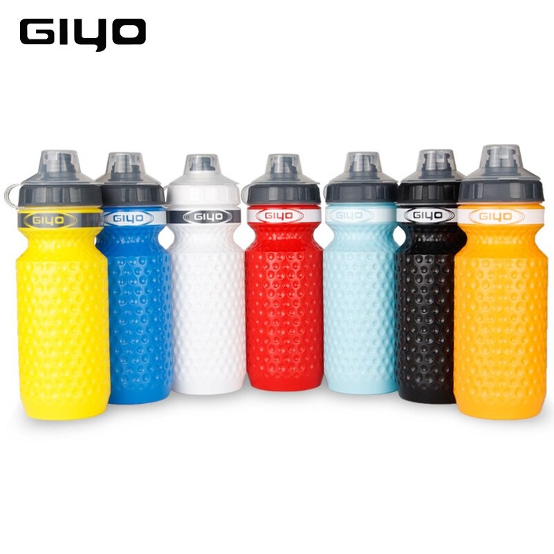 ขวดน้ำจักรยาน GIYO ผิวลูกกอล์ฟ ออกกำลังกาย 600ml