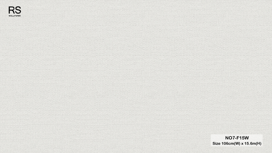 วอลเปเปอร์ลายผ้า สีขาว NO7-F15W