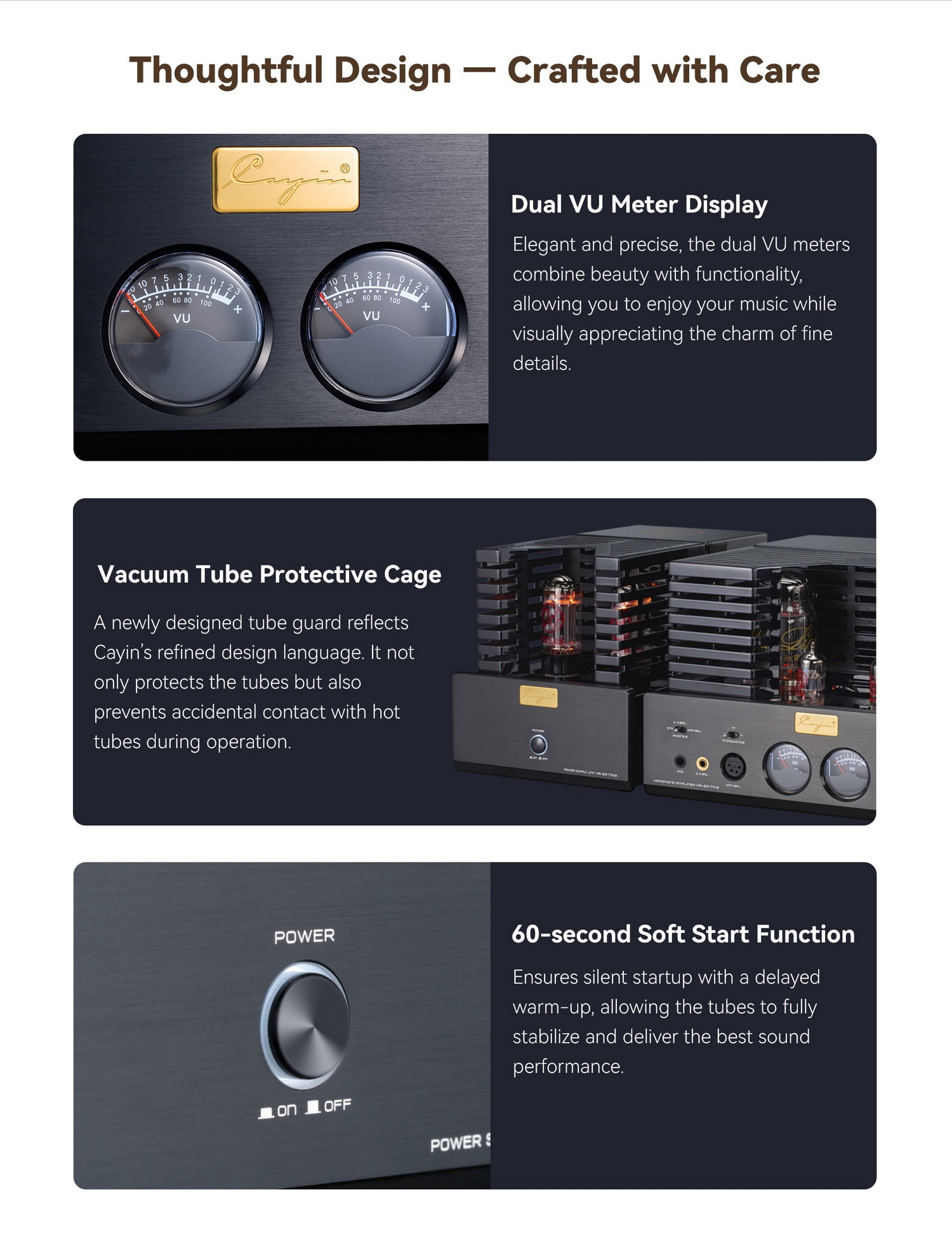 Cayin HA-6AMK2 แอมป์หูฟังหลอดแก้วสุญญากาศแบบตั้งโต๊ะ ระดับเรือธง ยกระดับการออกแบบใหม่ ประกันศูนย์ไทย
