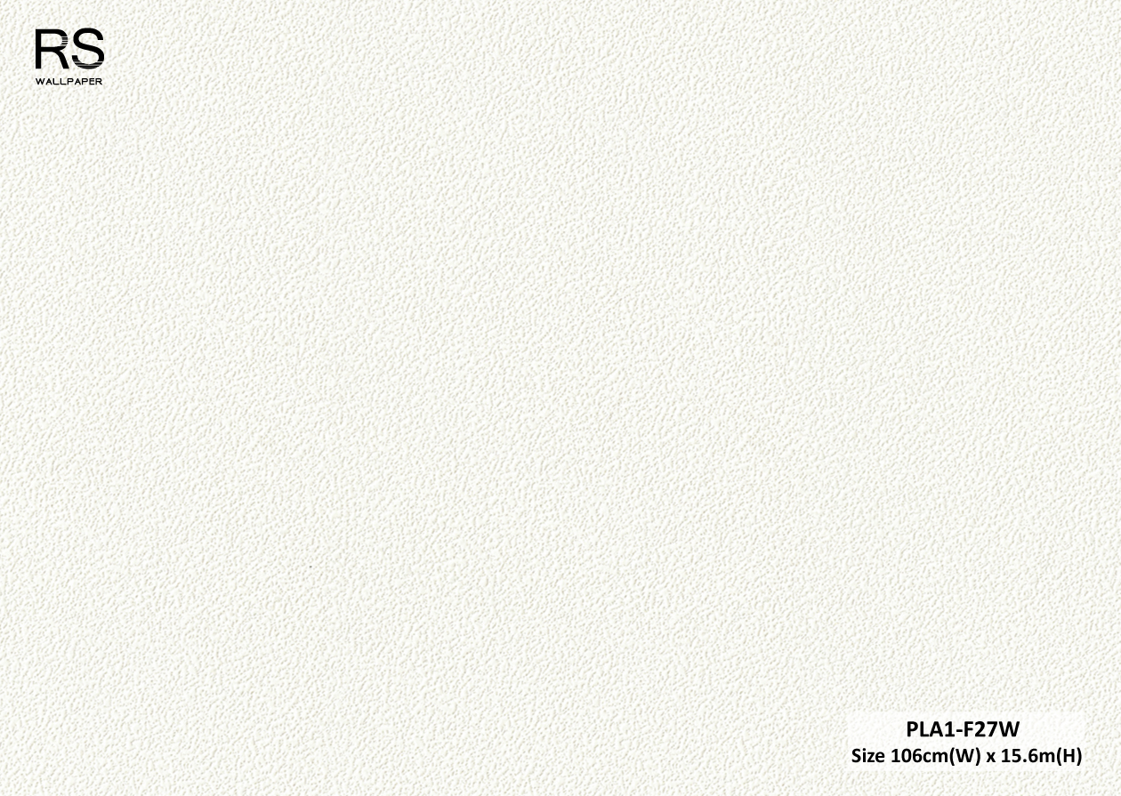 วอลเปเปอร์ สีขาว PLA1-F27W