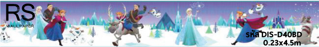 บอเดอร์วอลเปเปอร์ ดิสนีย์ Frozen DIS-D40BD