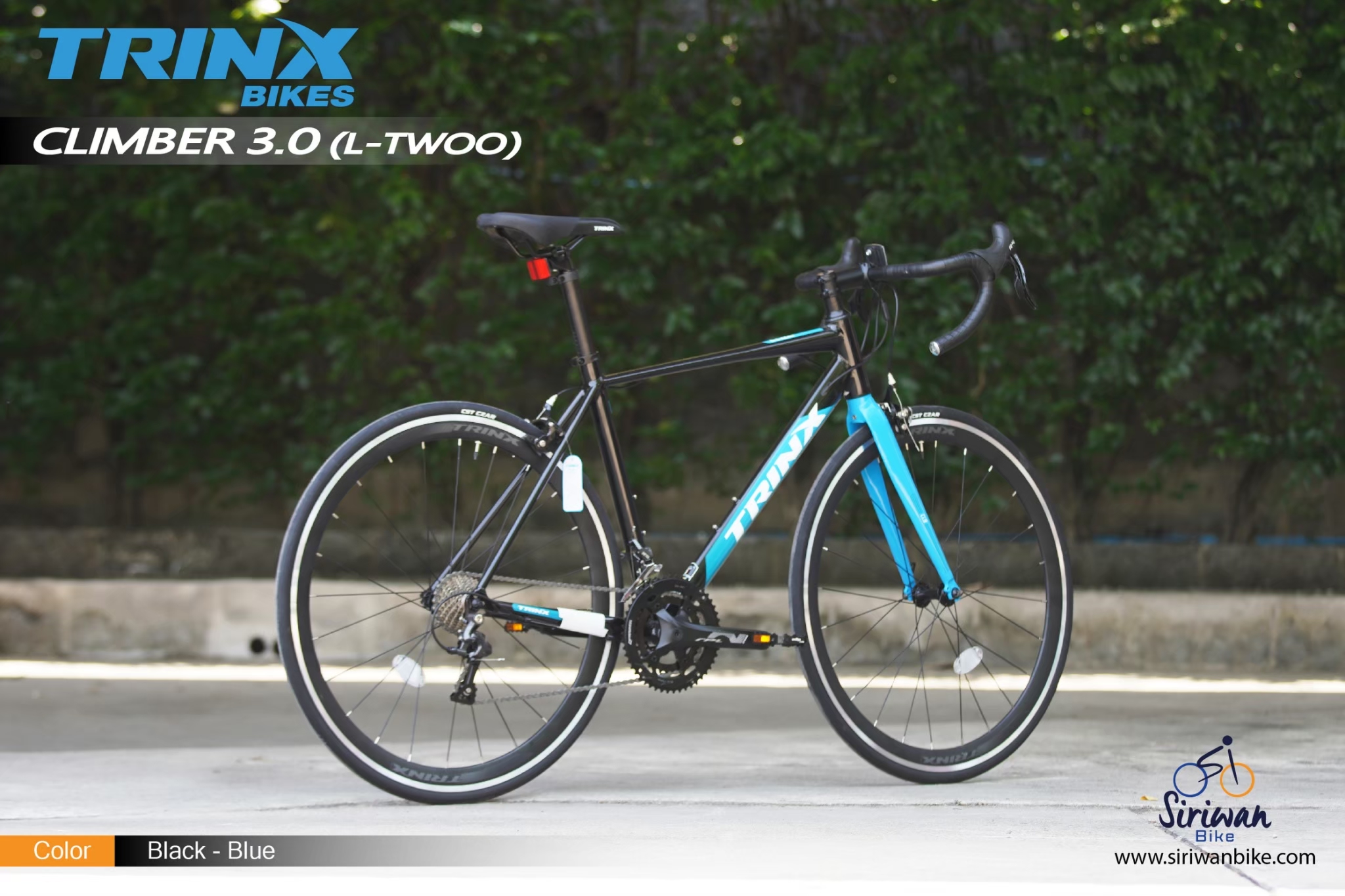TRINX : Climber 3.0 เสือหมอบ เฟรมอลูมิเนียมซ่อนสาย 18 Speeds ล้อแบริ่ง