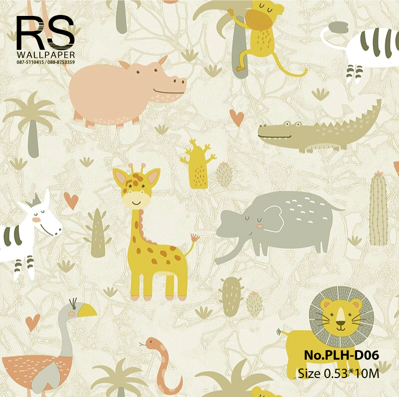 วอลเปเปอร์ ลายการ์ตูนน่ารัก No.PLH-D06