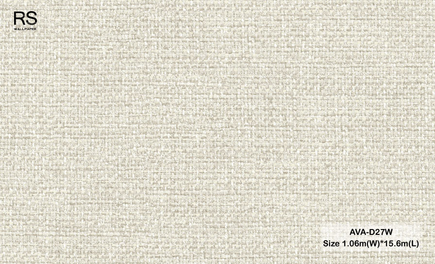 วอลเปเปอร์ลายผ้า สีน้ำตาล AVA-D27W