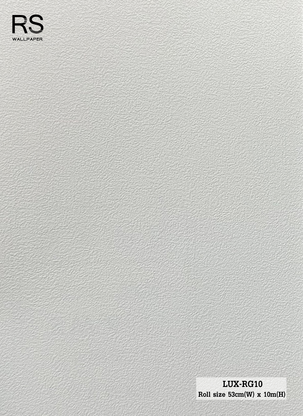 วอลเปเปอร์สีขาว มีกลิตเตอร์สีเงิน LUX-RG10