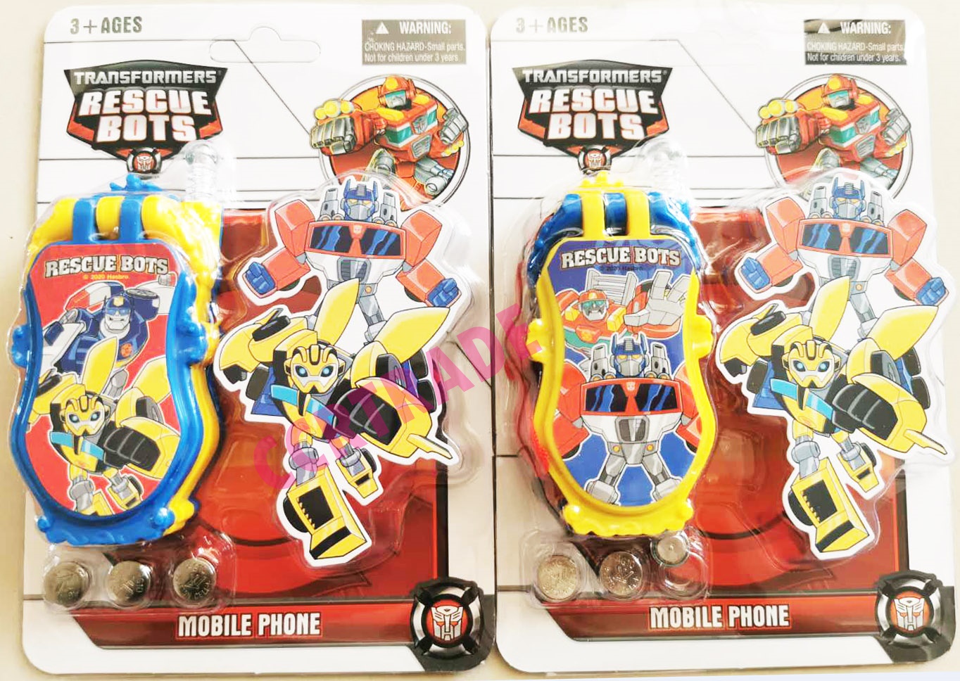 โทรศัพท์ทรานฟอร์เมอร์ มีเสียง มีไฟแผง 13x19 ซม. (ลิขสิทธิ์แท้)