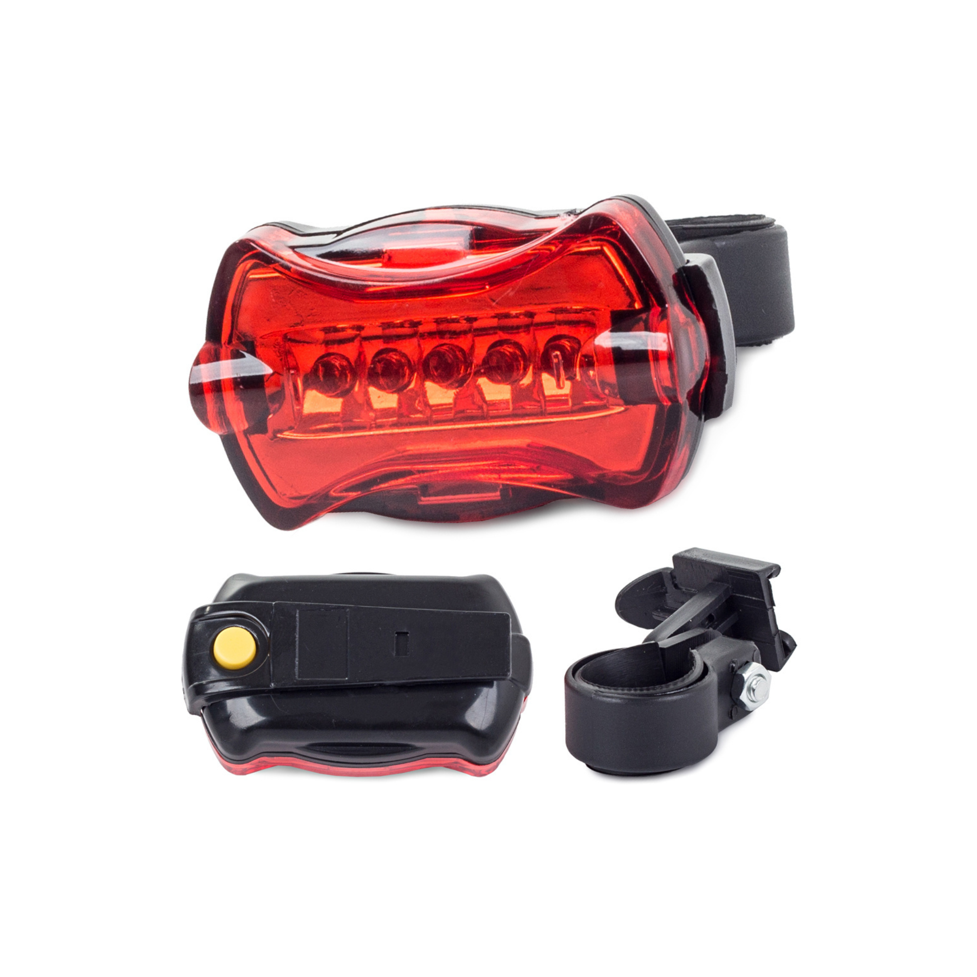 ชุดไฟหน้าไฟท้ายจักรยาน POWERBEAM ไฟท้าย แบบใส่ถ่าน