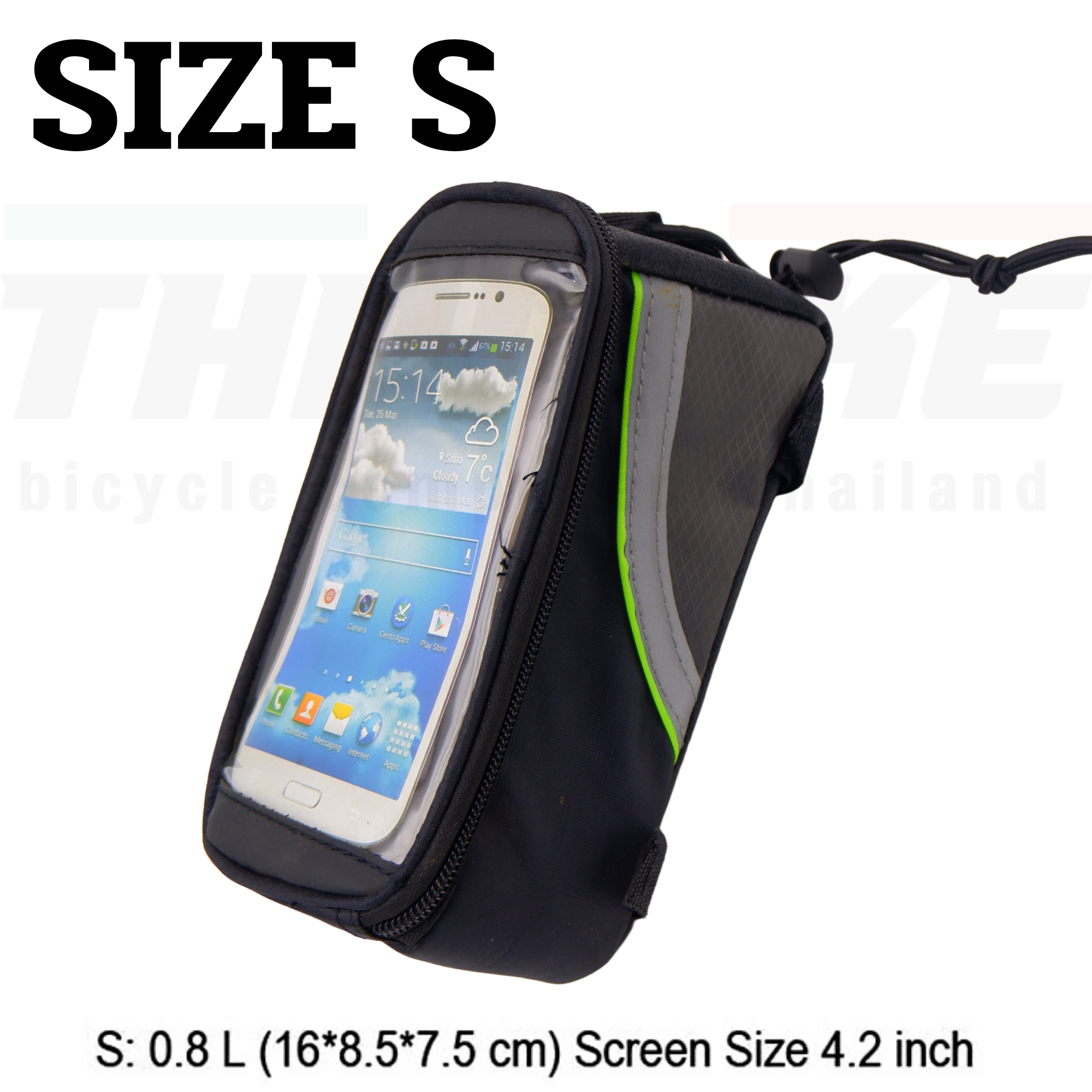 กระเป๋าติดเฟรมจักรยานใส่มือถือ roswheel 12496