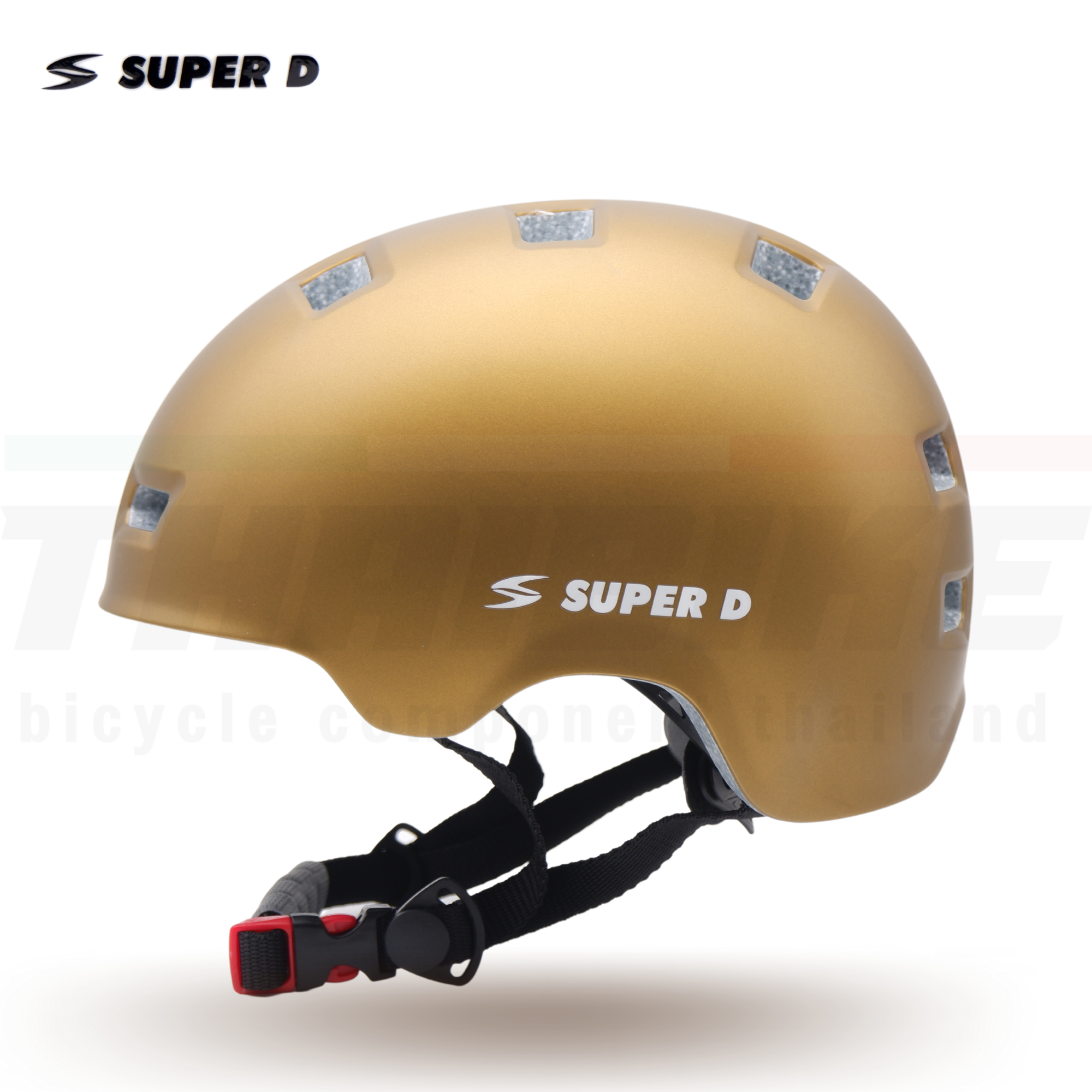 หมวกกันน็อคจักรยานเเสือภูเขา หมวกกลม SUPER D รุ่น DS-91