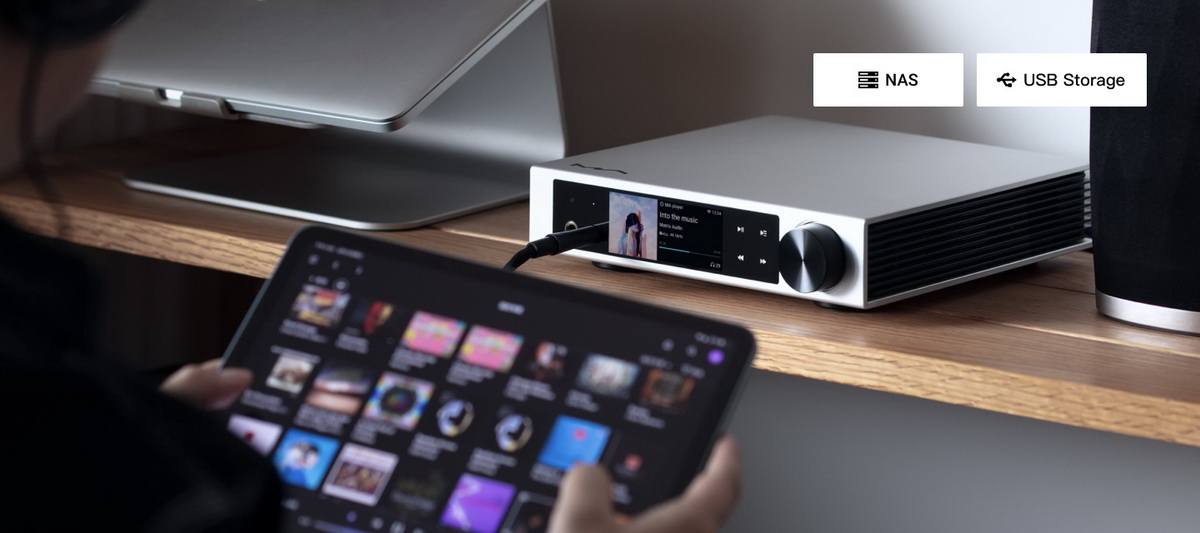 Matrix Audio Element i2 Streaming Music Player เครื่องเล่นเพลงเครือข่ายแบบตั้งโต๊ะ