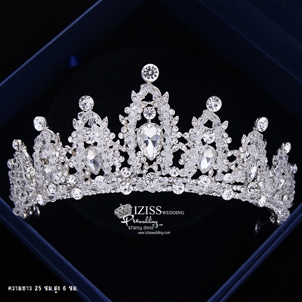 AC032 **รวม17 แบบเทียร่าสวยๆ**พรีออเดอร์เทียร่า มงกุฎเพชร ต่างหูและสร้อยคอ ชุดเครื่องประดับเจ้าสาวสวยหรูดุจเจ้าหญิง