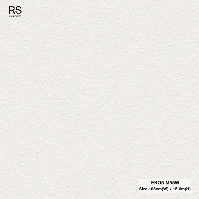 วอลเปเปอร์สีขาวครีม ERO5-M55W