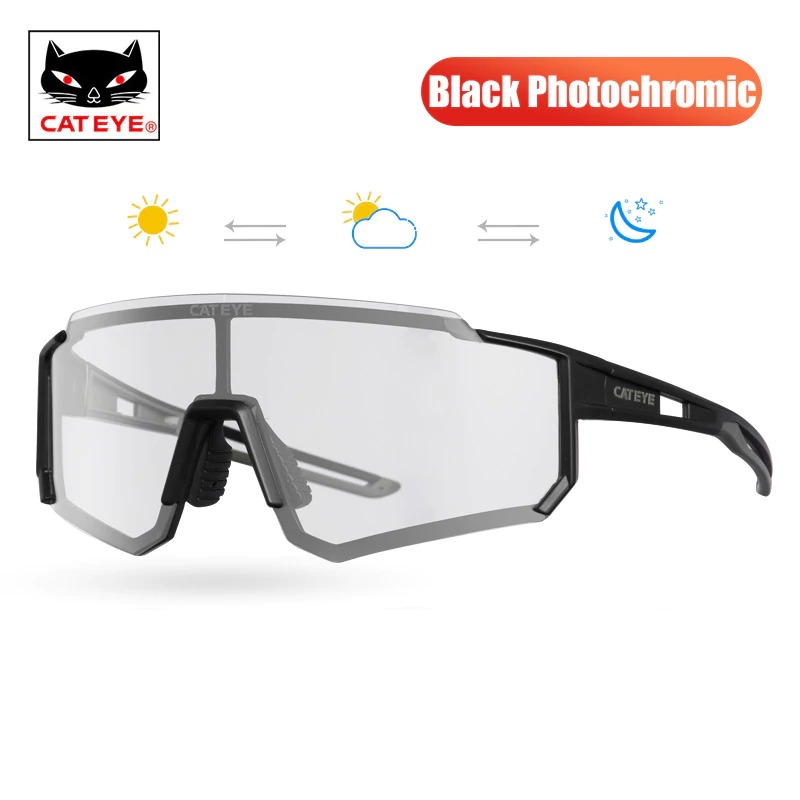 ของแท้ แว่นตาปั่นจักรยาน เลนส์ปรับแสงออโต้ CATEYE Photochromic มีเลนส์ใส่แว่นสายตา