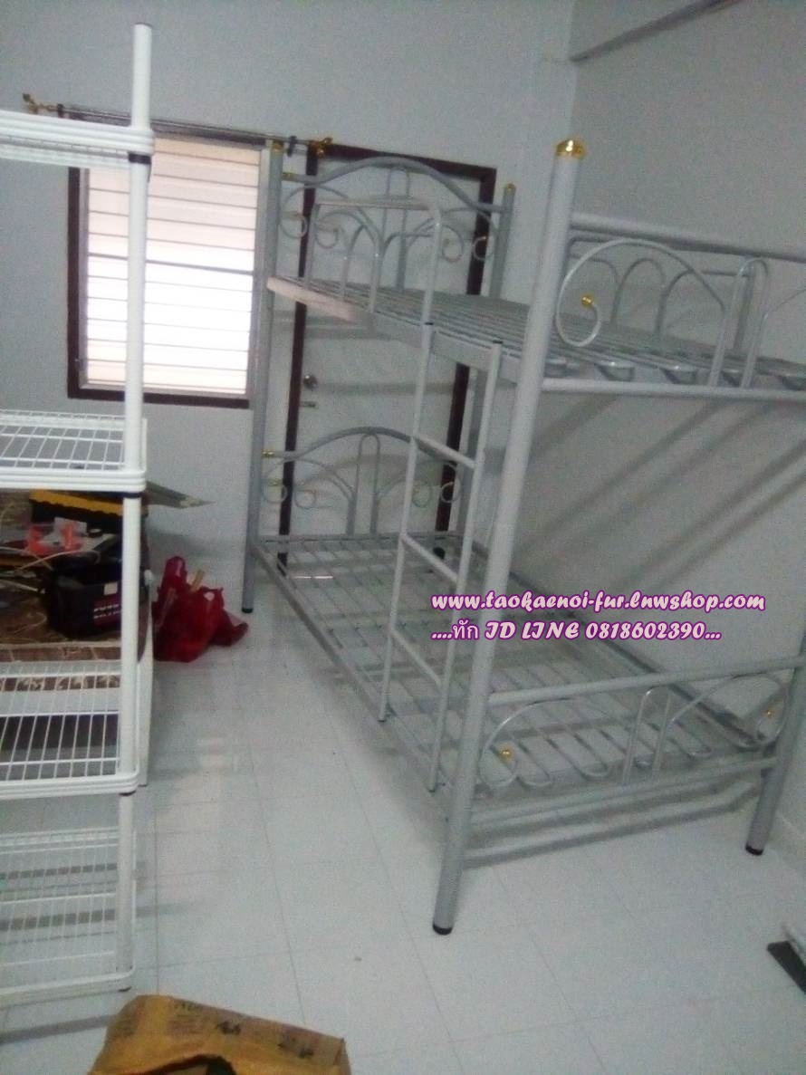 R-352 เตียงเหล็ก 2 ชั้น (หนา)