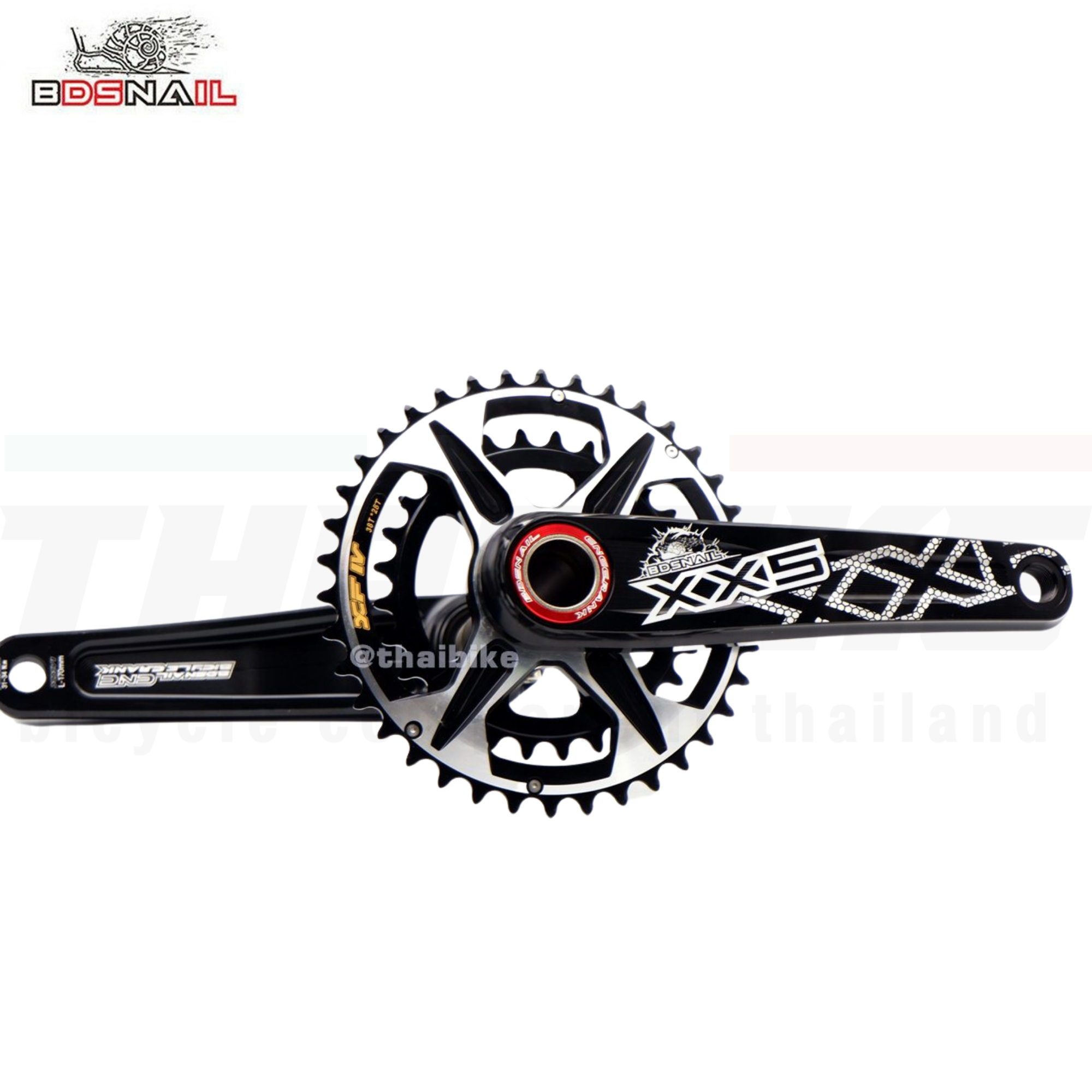 ชุดขาจานจักรยานเสือภูเขา BDSNAIL Narrow Wide Chainring MTB GXP 170mm แถมฟรีกะโหลก