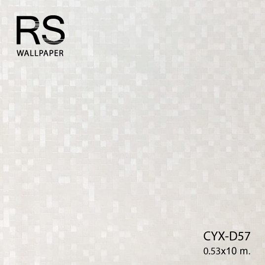 วอลเปเปอร์ลายโมเสค(MOSAIC) สีขาว CYX-D57