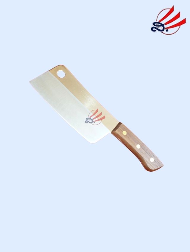 Penguin Knife มีด Penquin มีดสับกระดูกสแตนเลส นกเพนกวิน 87 ด้ามไม้ 7"