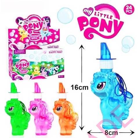 ม้านกหวีดสีสดเป่าฟองกล่อง 16 ซม.(1x24)