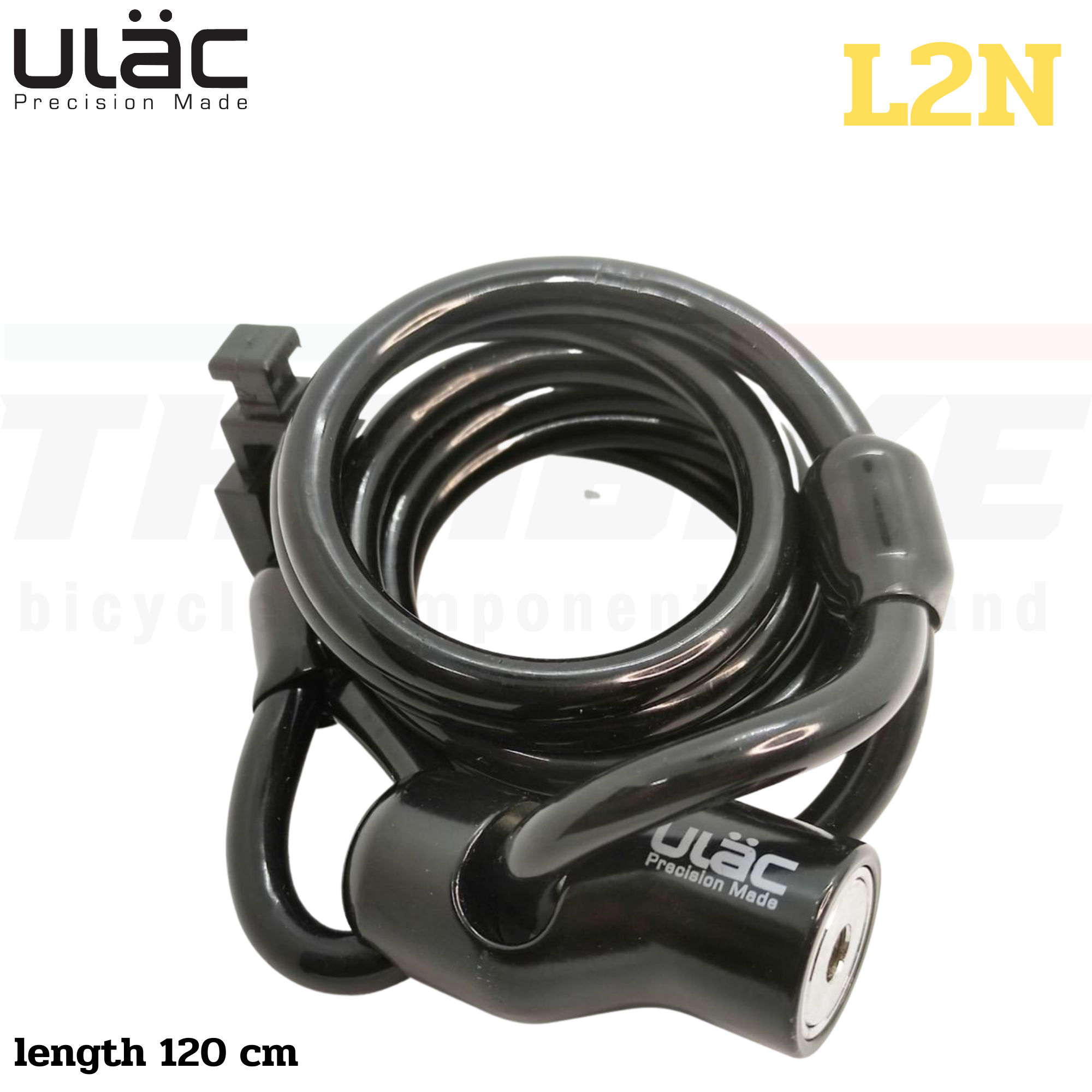 สายล๊อคจักรยานแบบกุญแจ ULAC L2N Bicycle Lock Anti-Theft
