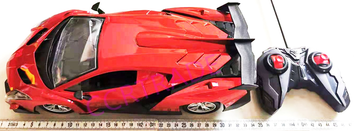 รถแลมโบกีนี่จัมโบ้บังคับ+ถ่านชาร์ท มีไฟหน้าไฟท้ายกล่อง 20x41 ซม.(1x3)