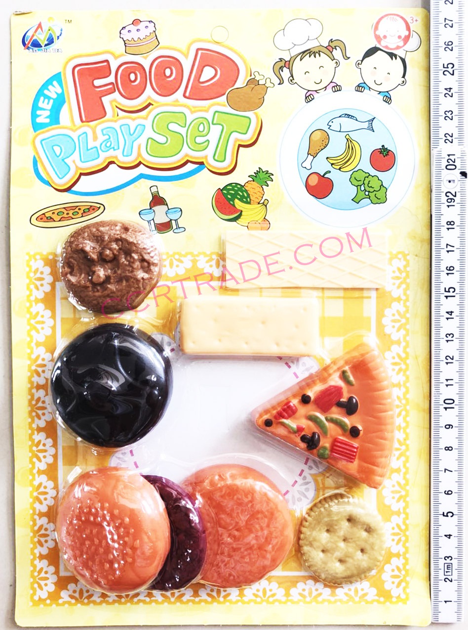ชุดขนมหวาน+ผลไม้ 9 ชิ้นแผงใหญ่ 27.5 ซม.