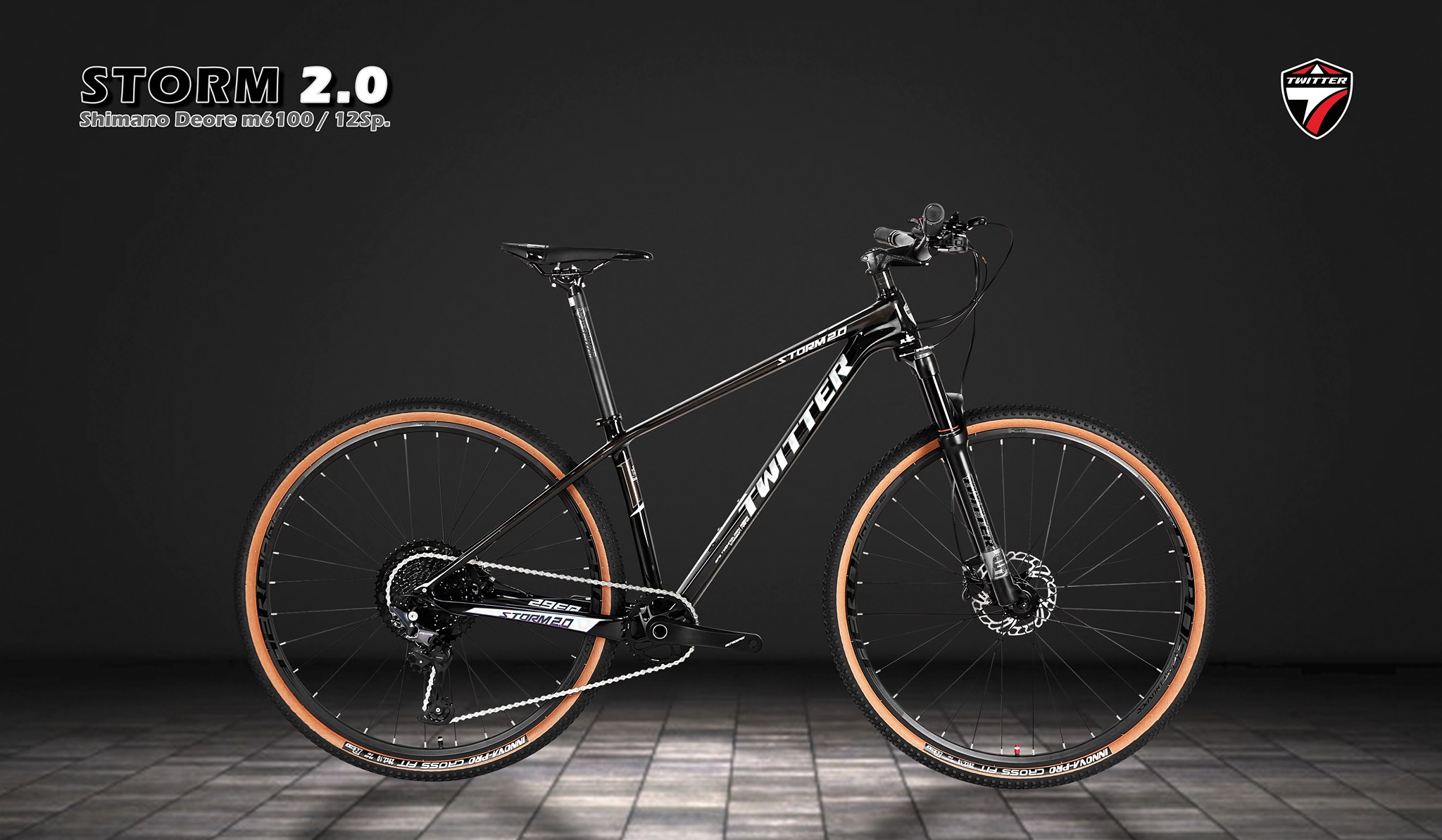 จักรยานเสือภูเขาล้อ 29 นิ้ว TWITTER รุ่น STORM 12Sp. (2021)