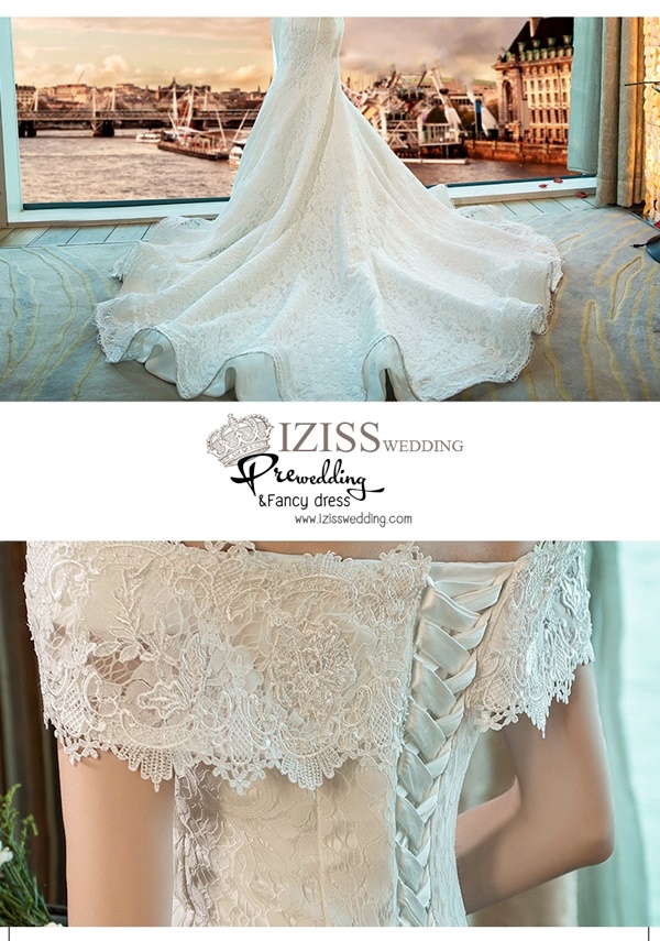 BR361 **พรีออเดอร์**ชุดแต่งงาน&ชุดเจ้าสาวแนวเรียบหรู สีขาวเกรดพรีเมี่ยม น่ารัก สวยโดดเด่นไม่ซ้ำใคร