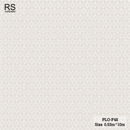 วอลเปเปอร์ ลายโมเดิร์นดอกจิกเล็ก สีครีม PLO-F48