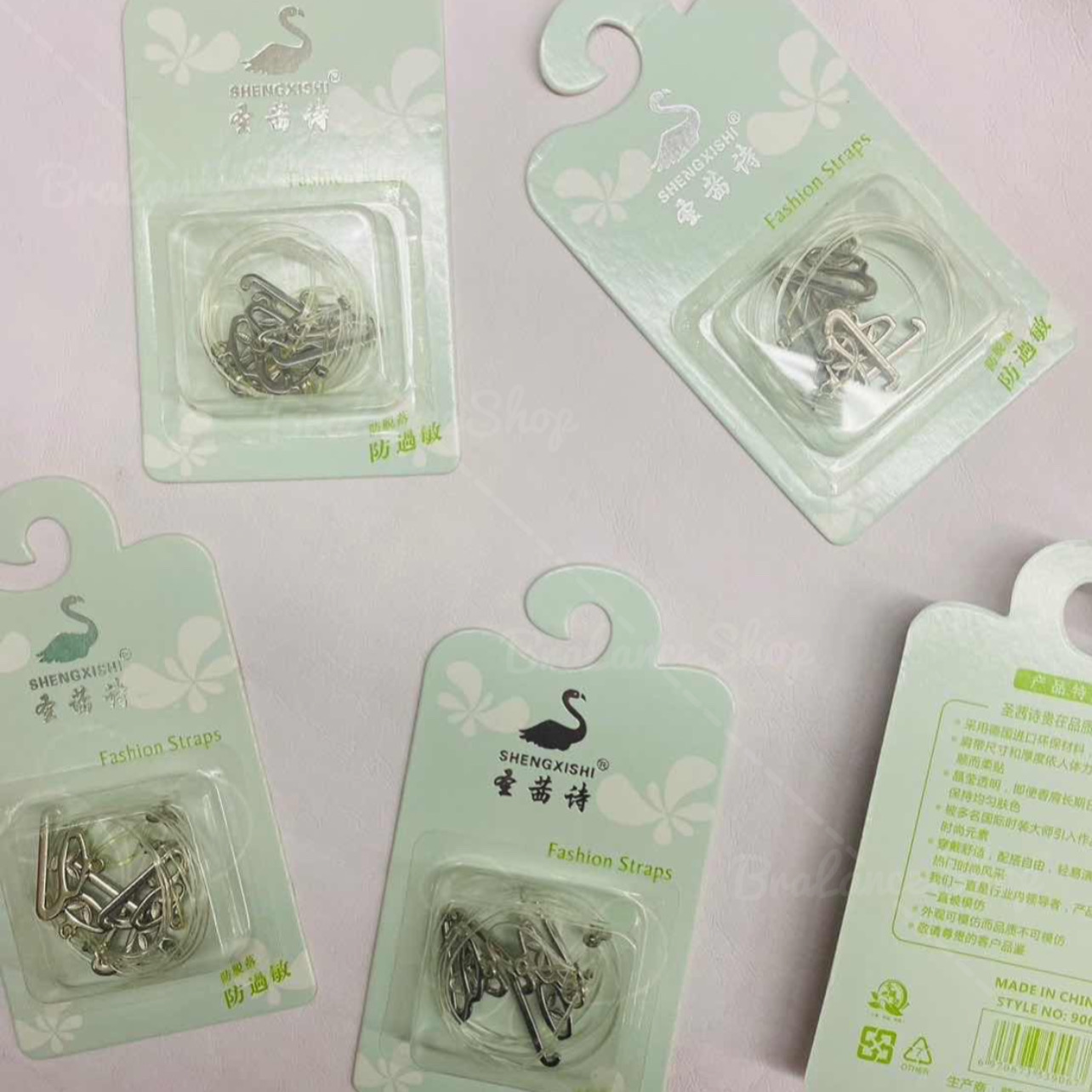 BLS✿J50 สายเสื้อในพลาสติกใส เส้นเล็กเอ็นนิ่ม ไม่บาดเนื้อ