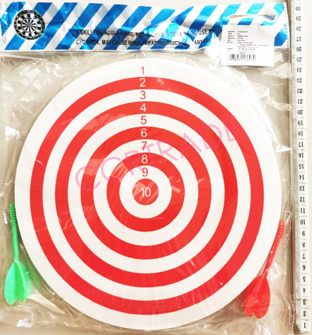 กระดานปาเป้าโฟม+ลูกดอก 1 ชิ้นถุง 30 ซม.