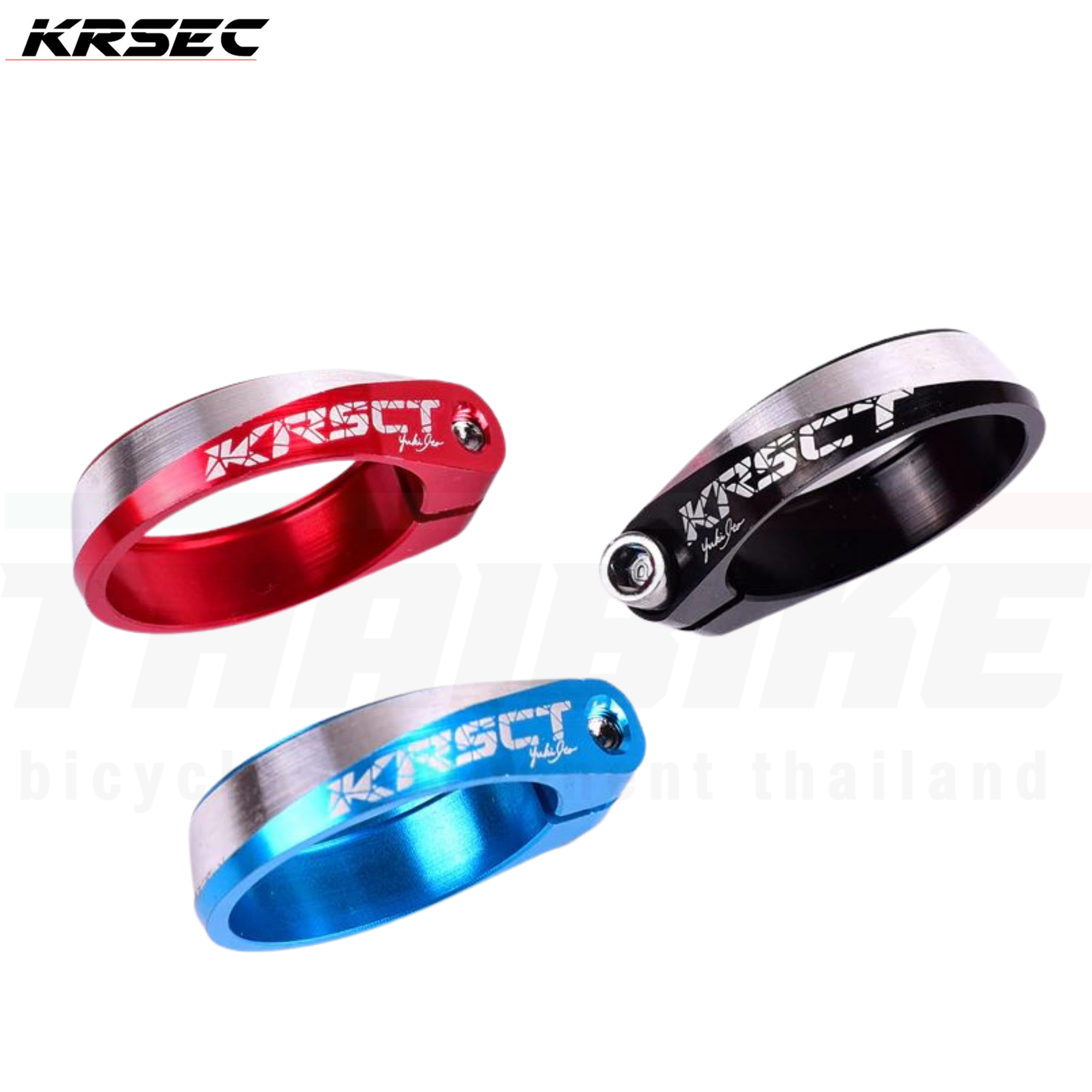 รัดหลักอานจักรยาน KRSEC CNC 6061 aluminum alloy 34.9MM
