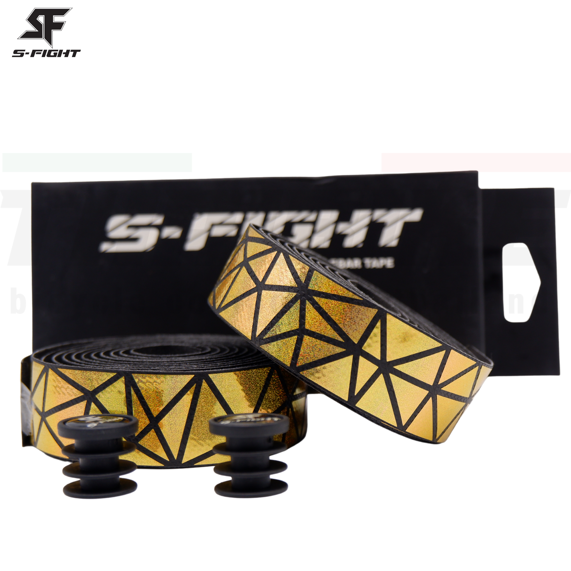 ผ้าพันแฮนด์จักรยานเสือหมอบ S-FGIHT HT-06 สีสะท้อนแสง
