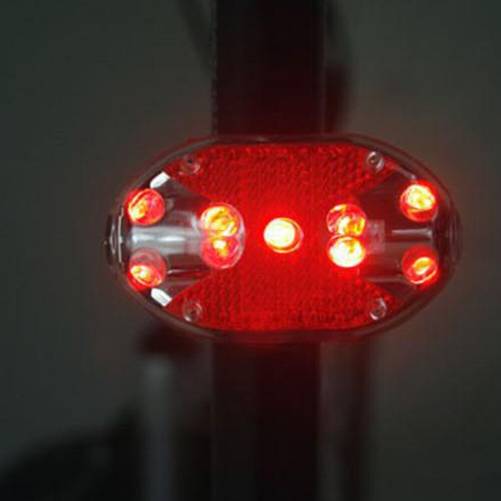 ไฟท้ายจักรยาน ไฟสีแดง Waterproof 9 LED Bike Bicycle Safety Taillight