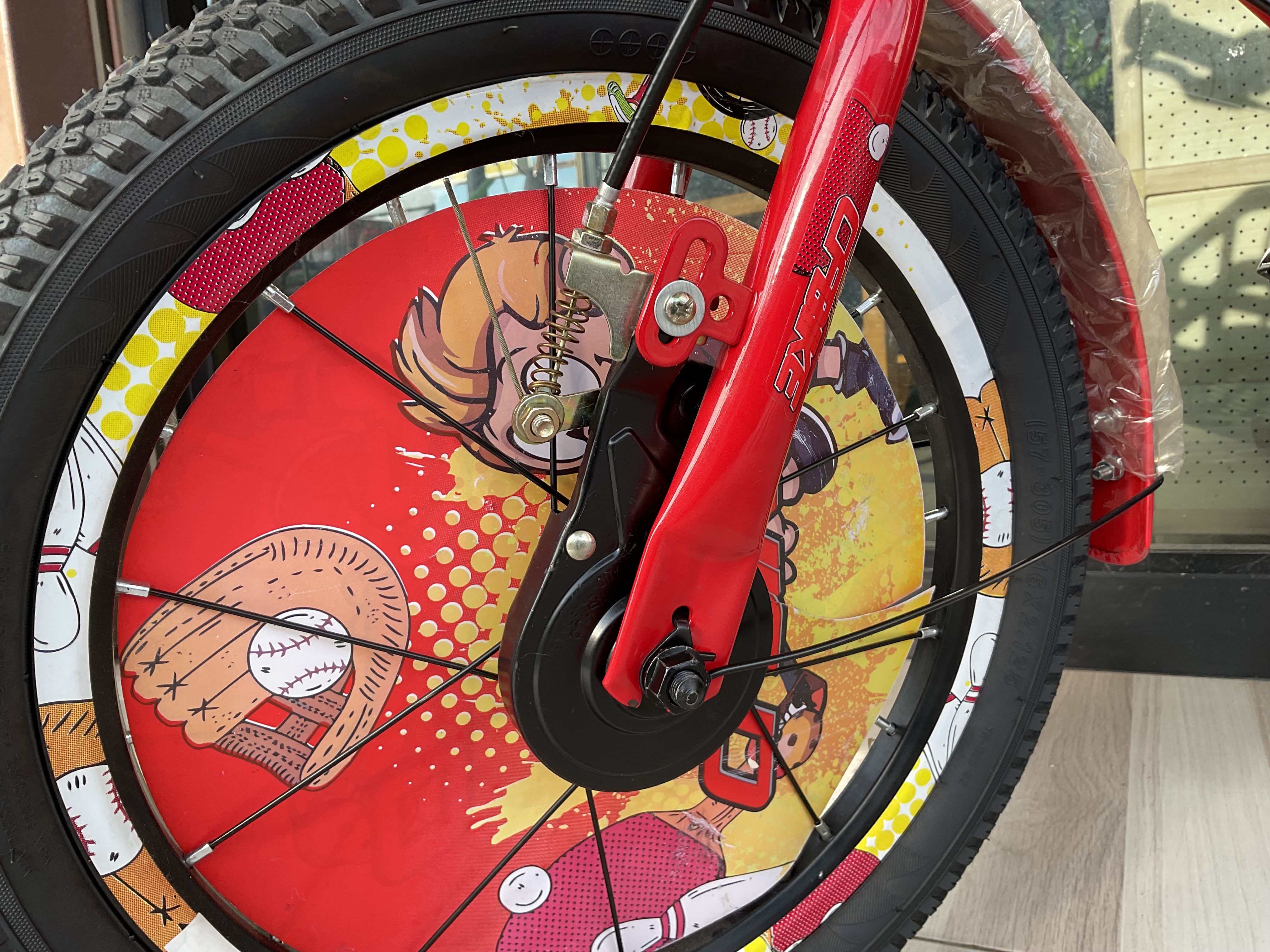 จักรยานเด็ก 16 นิ้ว CFBike สีแดง