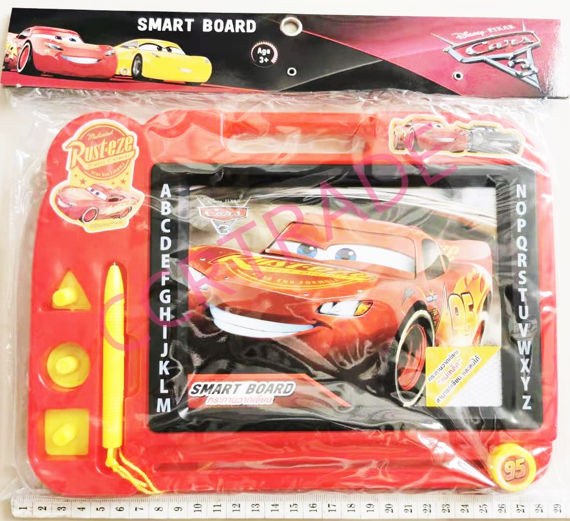 กระดานแม่เหล็กคาร์+ตัวปั๊ม 26.5x31 ซม.(ลิขสิทธิ์แท้)(1x3)